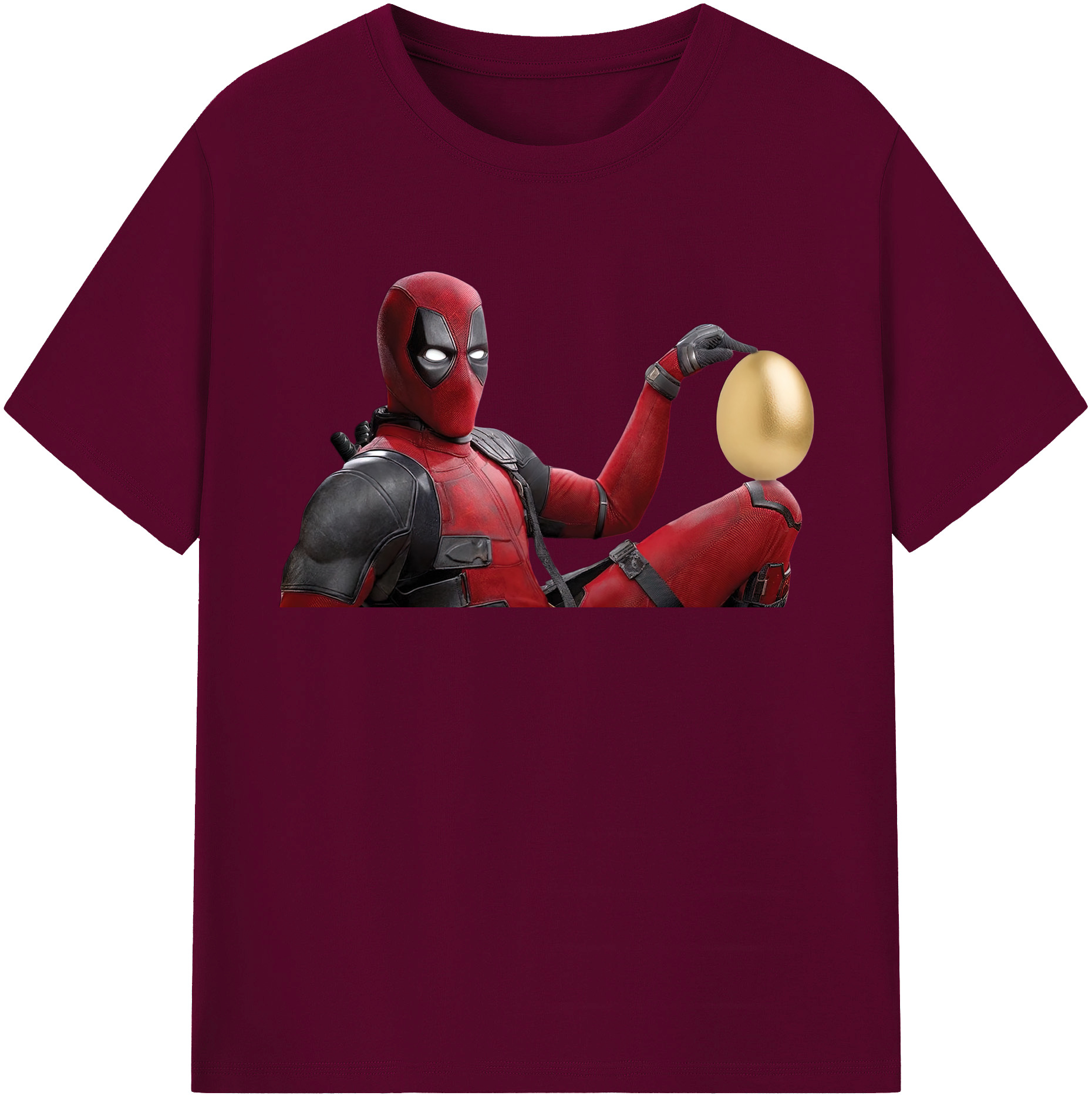（画像用） Deadpool デッドプール レディースカジュアルプリントTシャツ（綿100％）